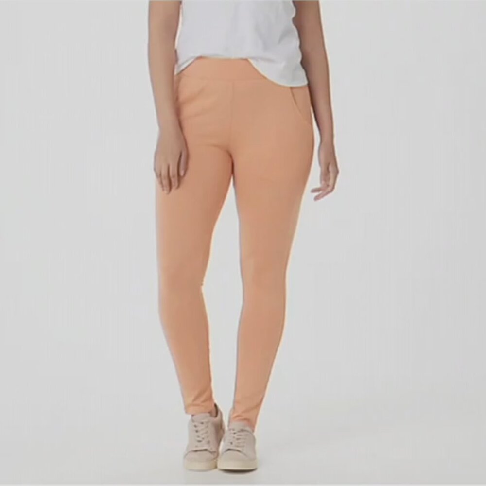Koolaburra by UGG Size XL Orange‎ Cotton Modal Stretch Leggings w/ Pockets